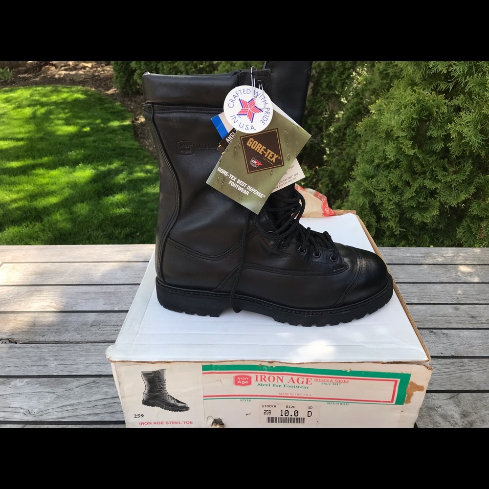 Goretex ansi Steel toe made in USA 10” high a